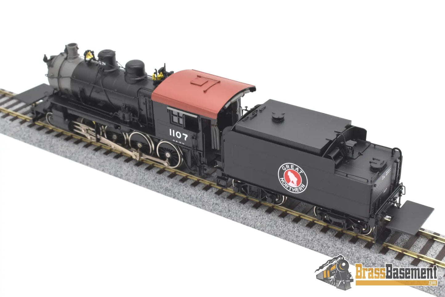 Ho Brass - W&R Great Northern Gn F - 5 2 - 8 - 0 #1107 Fp Black Mint Steam