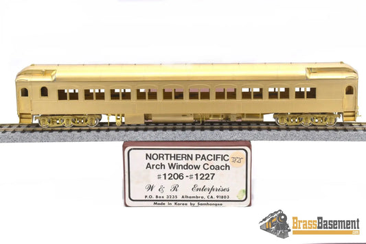 Ho Brass - W&R Northern Pacific Arch Window Coach #1206 - 1227 Unpainted Passenger