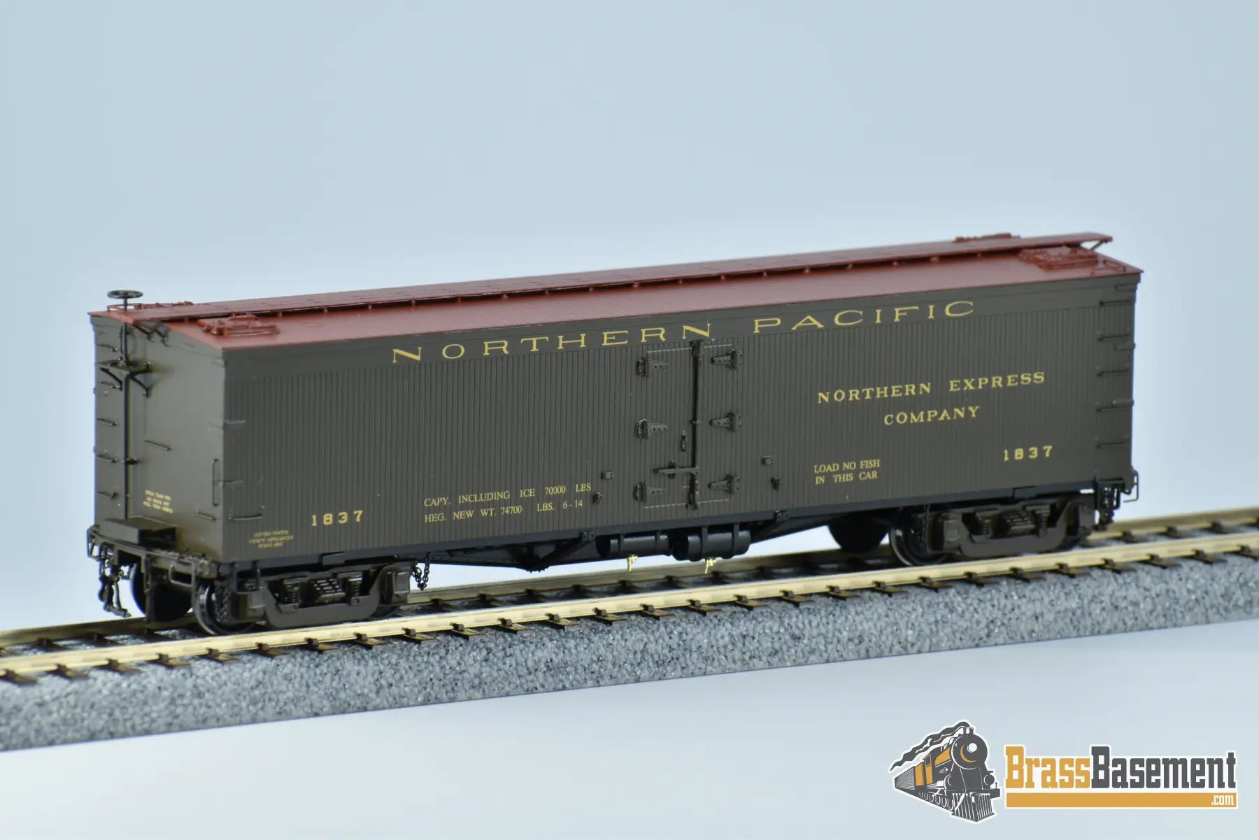 Ho Brass - W&R Northern Pacific Express Reefer Vers. 1 Boo - Rim Freight