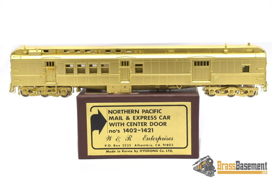 Ho Brass - W&R Northern Pacific Mail & Express Car W/ Center Door Unpainted Passenger