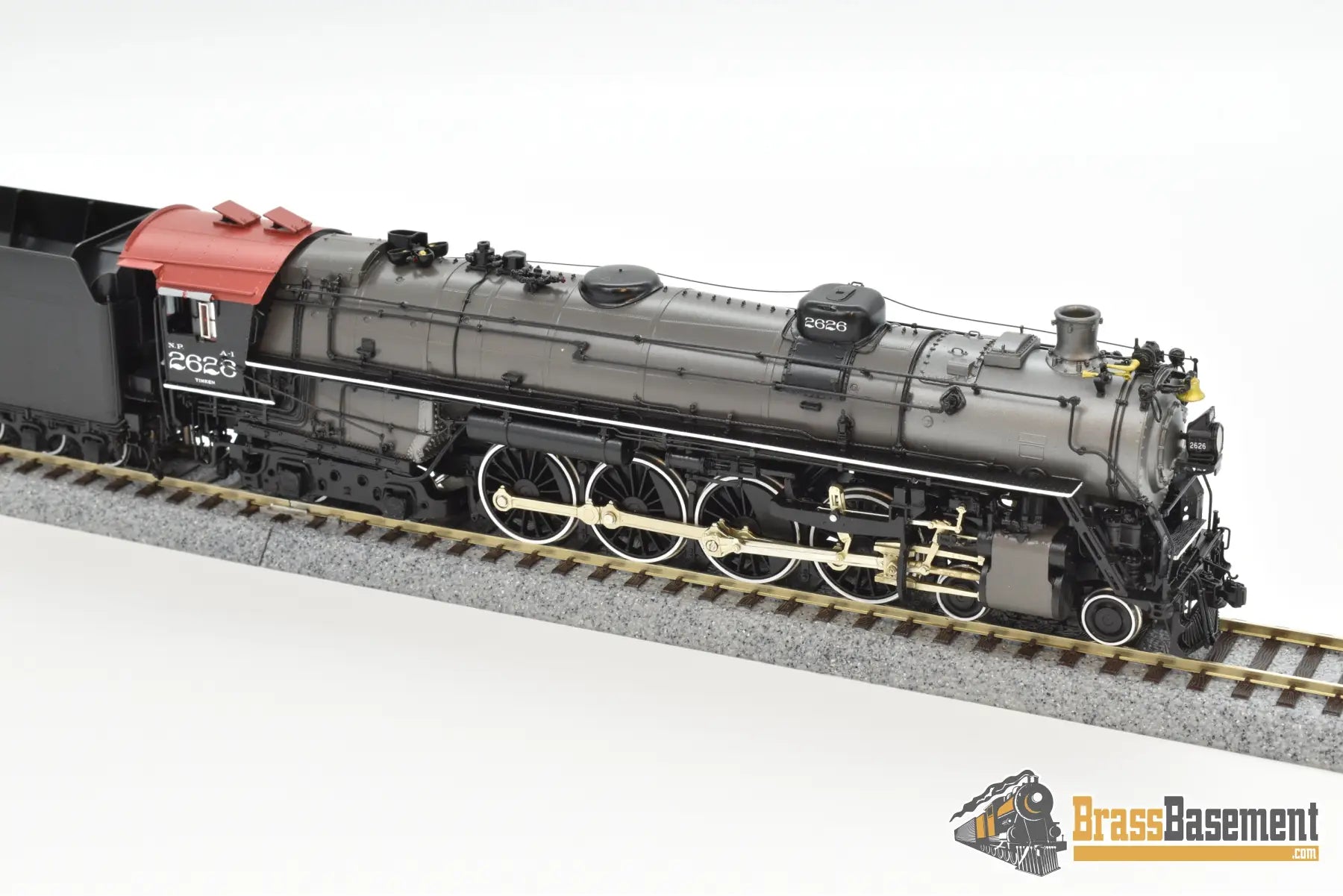 Ho Brass - W&R Northern Pacific Np 2626 A - 1 Ex - Timken Four Aces Version 2 Coal Steam