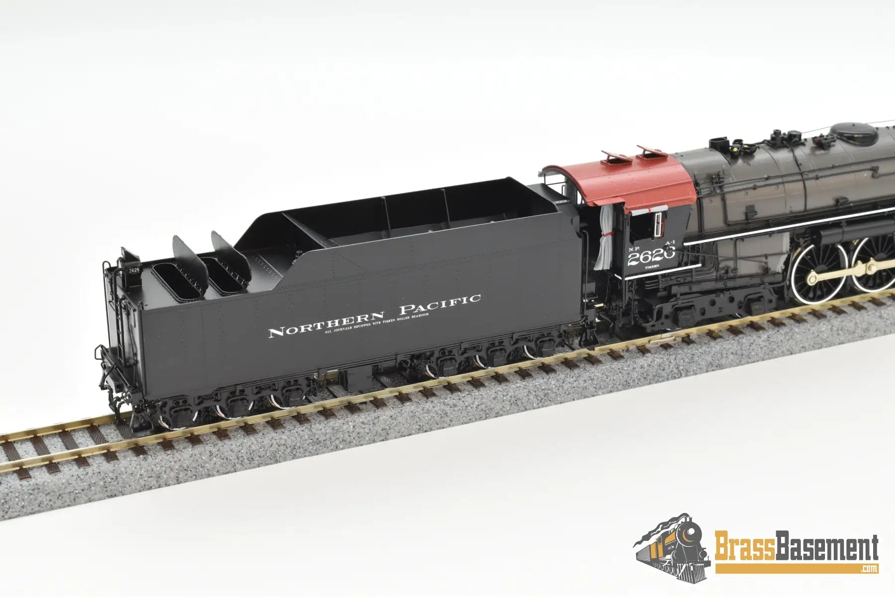 Ho Brass - W&R Northern Pacific Np 2626 A - 1 Ex - Timken Four Aces Version 2 Coal Steam