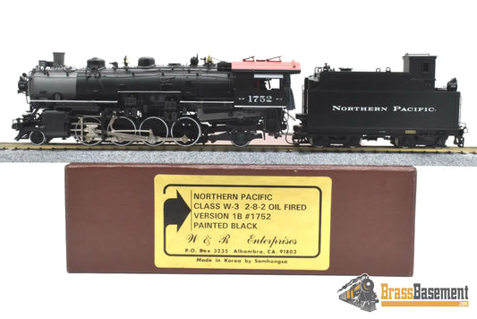 Ho Brass - W&R Northern Pacific Np W-3 2-8-2 #1752 Version 1B F/P Oil C-8 Steam