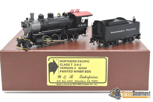 Ho Brass - W&R Northern Pacific Np T - 1 2 - 6 - 2 #2434 Version 4 W/ Nbr Brds Mint Condition Steam