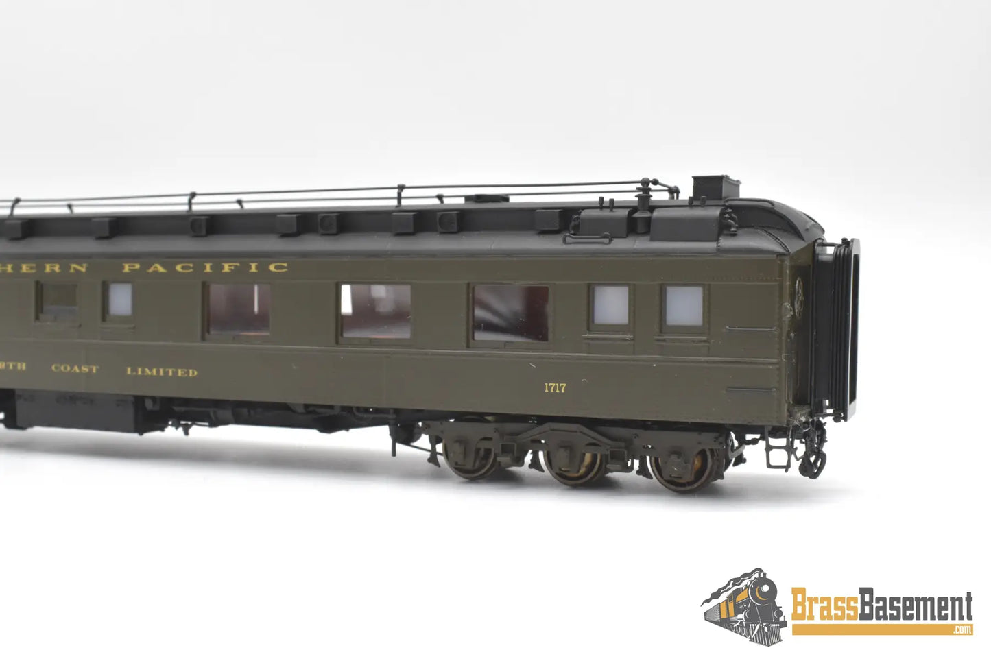 Ho Brass - W&R Np Northern Pacific Observation #1717 ’North Coast Limited’ Lighted Passenger