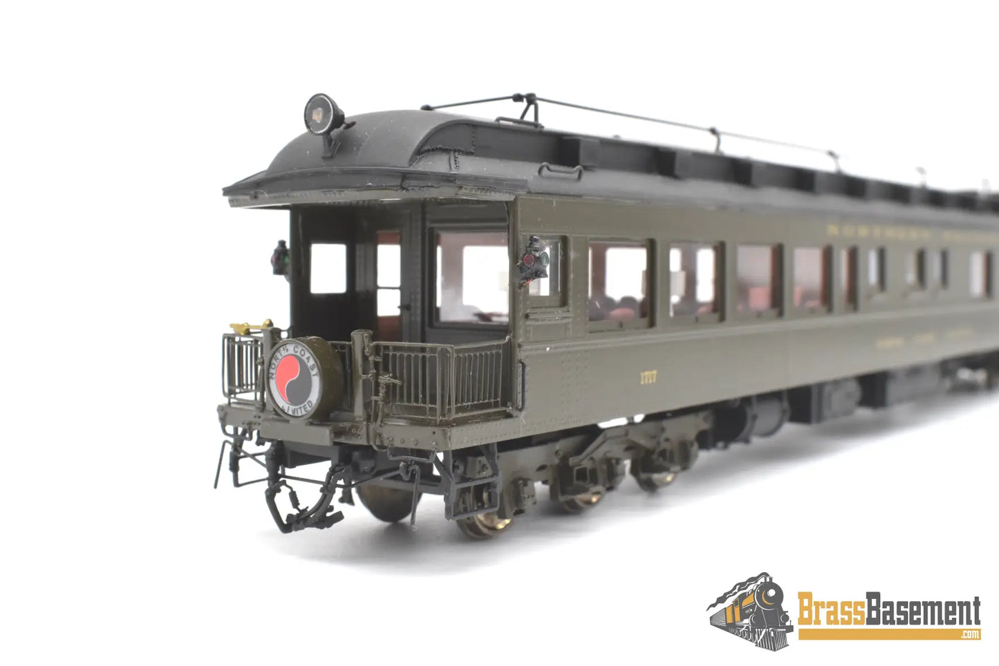 Ho Brass - W&R Np Northern Pacific Observation #1717 ’North Coast Limited’ Lighted Passenger