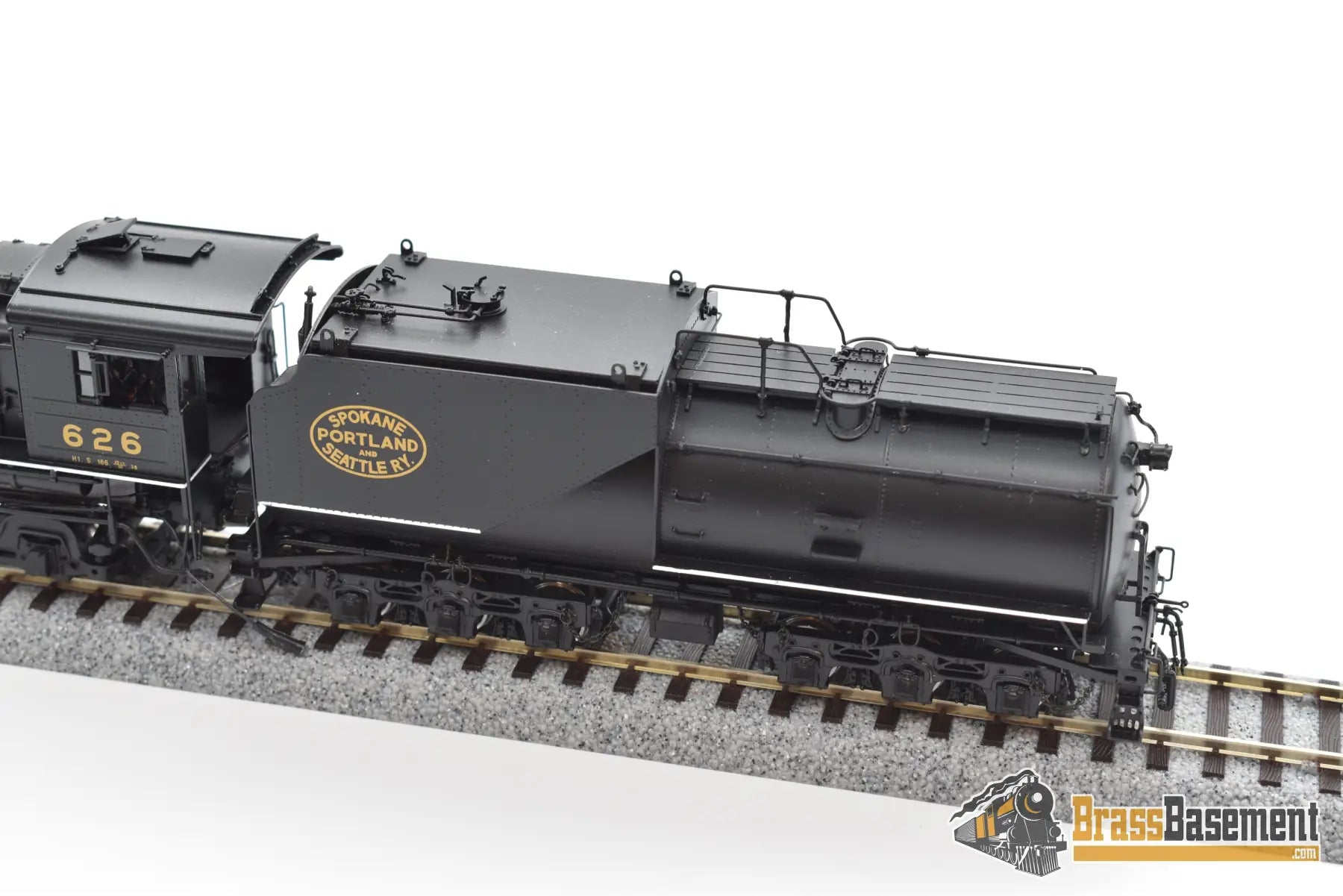 Ho Brass - W&R Spokane Portland & Seattle Sp&S H - 1 4 - 6 - 2 Version 1 #626 Gorgeous Steam
