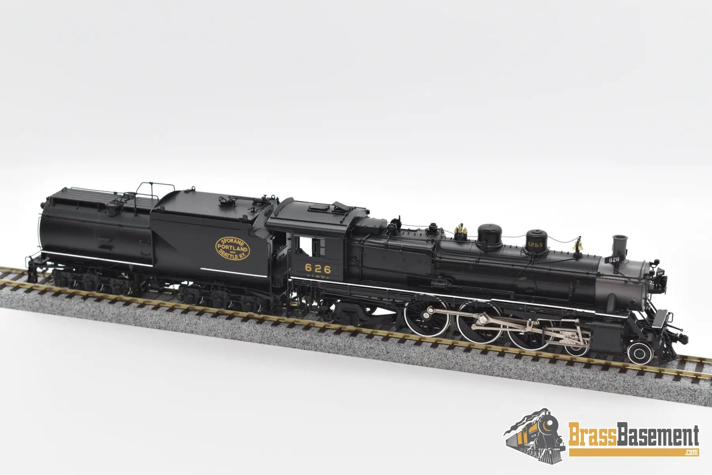 Ho Brass - W&R Spokane Portland & Seattle Sp&S H - 1 4 - 6 - 2 Version 1 #626 Mint Steam