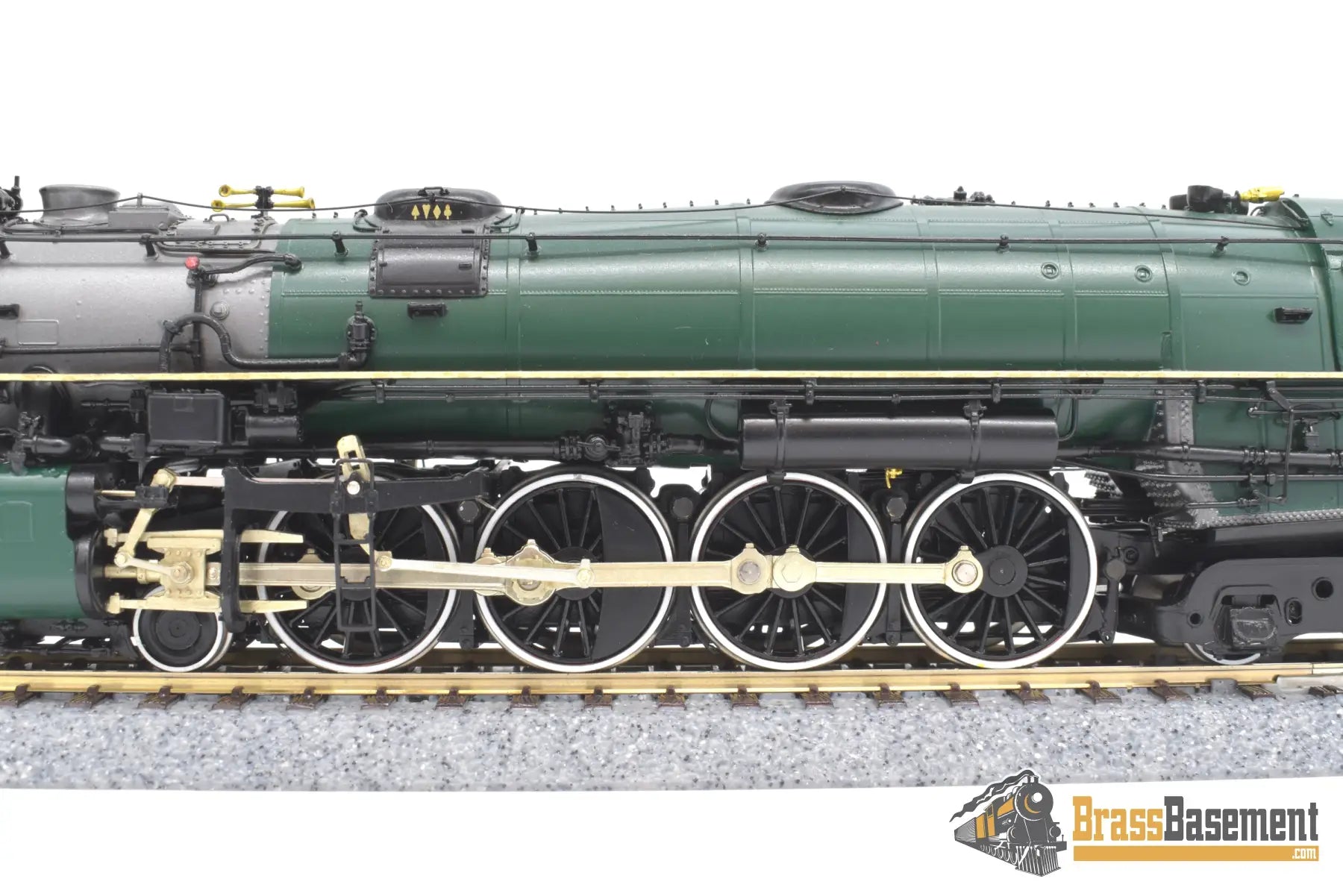 Ho Brass - W&R Timken #1111 Four Aces 4 - 8 - 4 Northern Green Paint Boo - Rim Steam