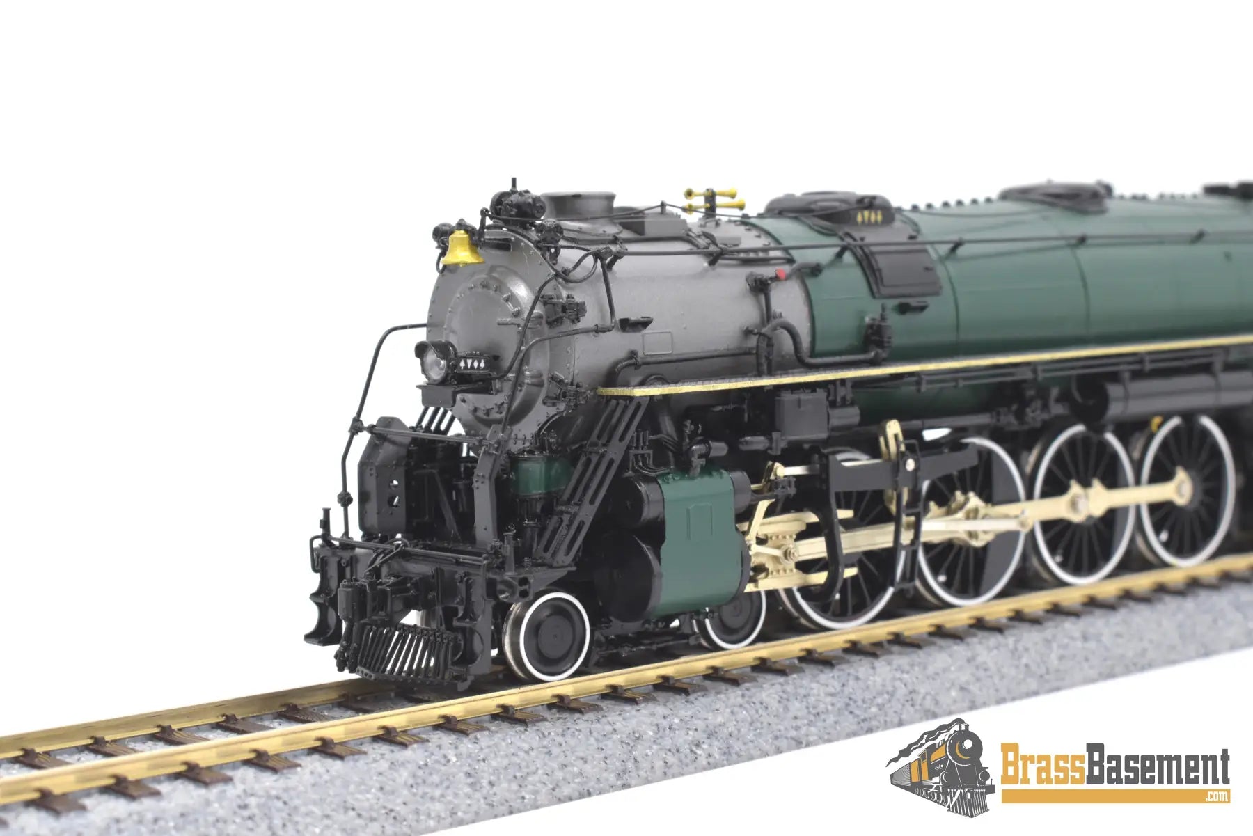 Ho Brass - W&R Timken #1111 Four Aces 4 - 8 - 4 Northern Green Paint Boo - Rim Steam