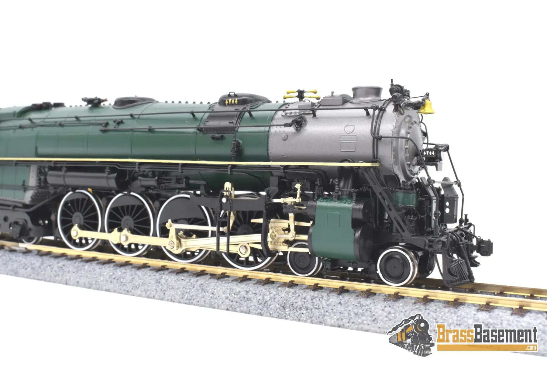 Ho Brass - W&R Timken #1111 Four Aces 4 - 8 - 4 Northern Green Paint Boo - Rim Steam