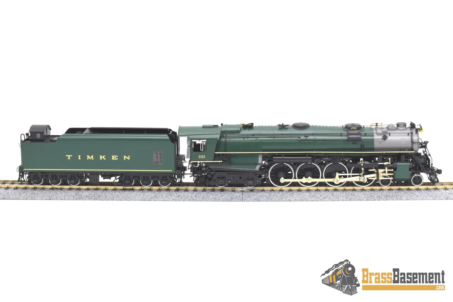 Ho Brass - W&R Timken #1111 Four Aces 4 - 8 - 4 Northern Green Paint Boo - Rim Steam