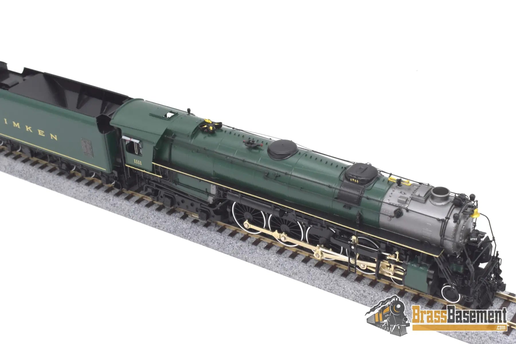 Ho Brass - W&R Timken #1111 Four Aces 4 - 8 - 4 Northern Green Paint Boo - Rim Steam