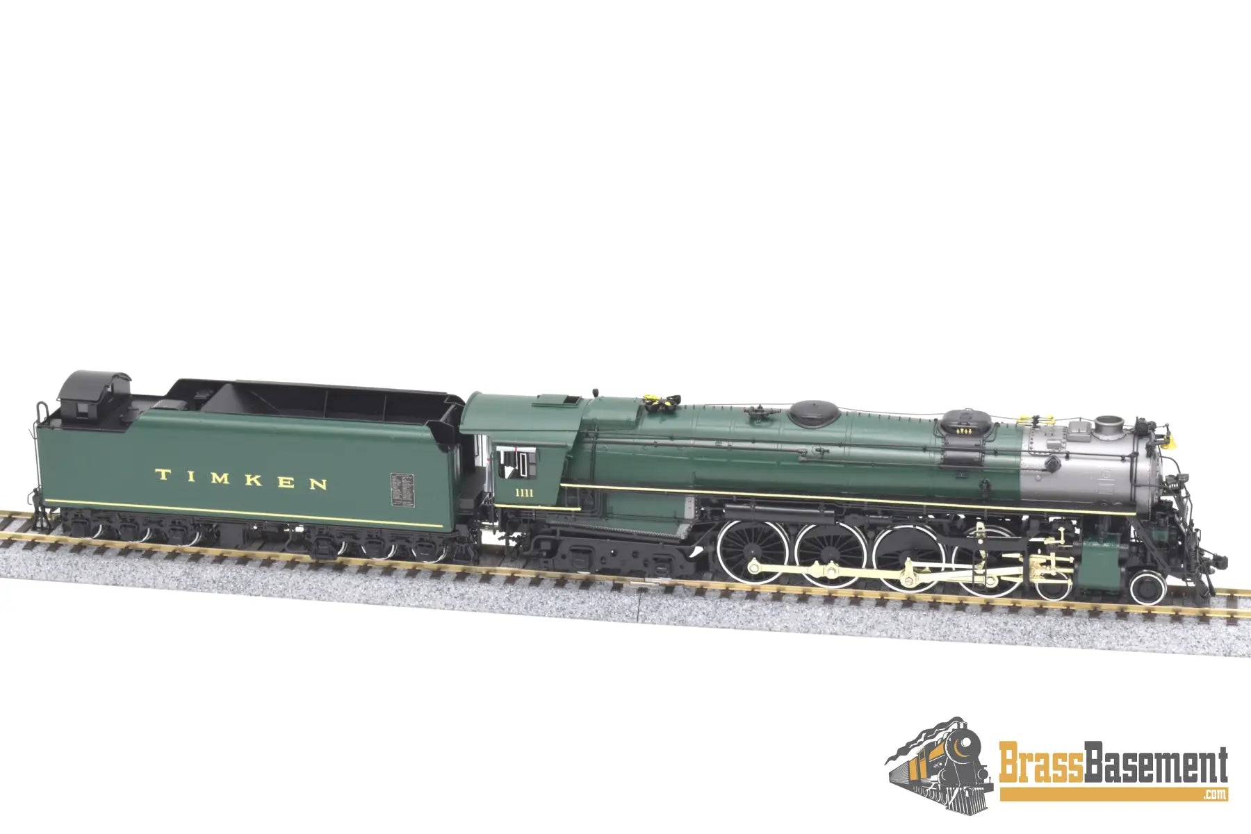 Ho Brass - W&R Timken #1111 Four Aces 4 - 8 - 4 Northern Green Paint Boo - Rim Steam