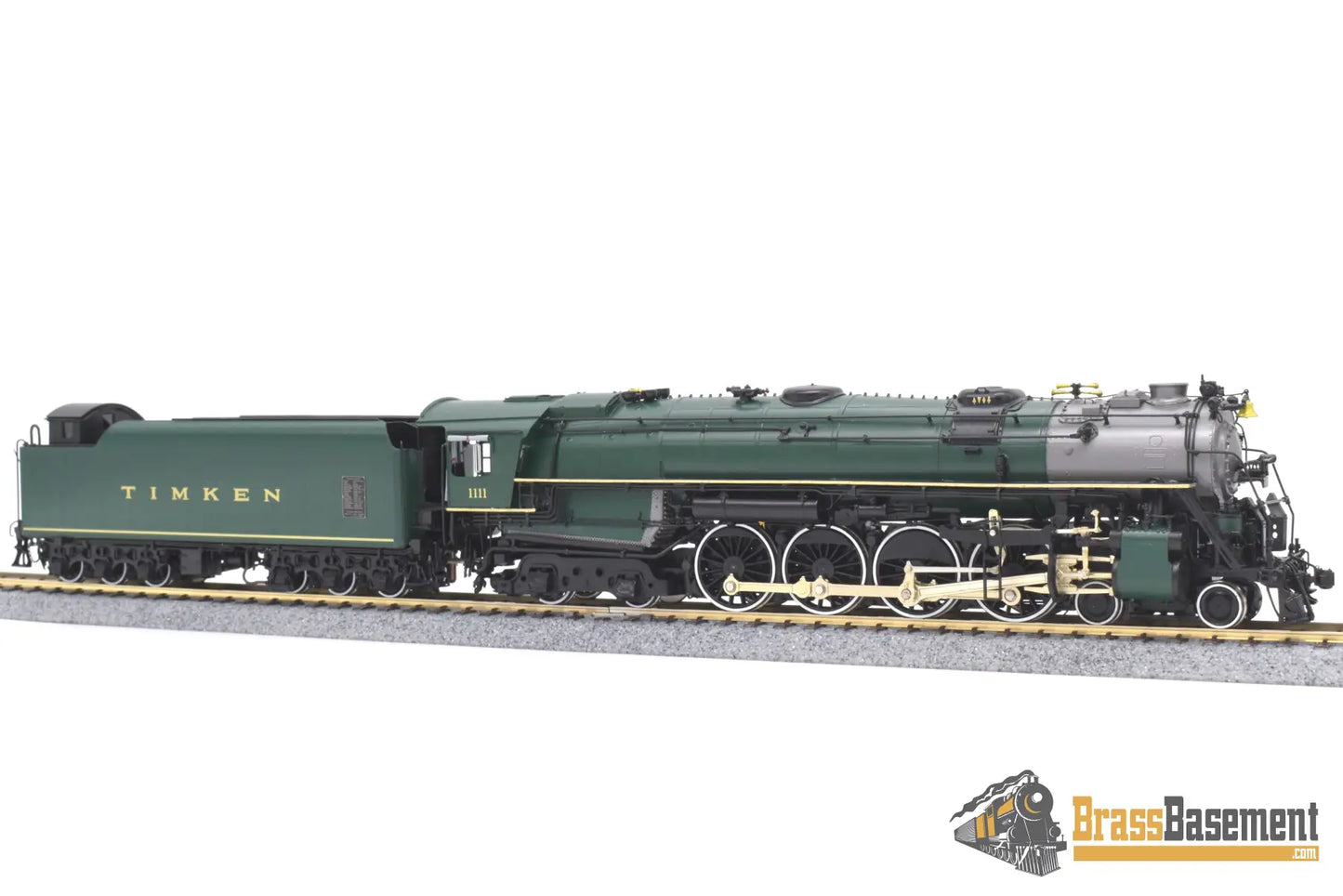 Ho Brass - W&R Timken #1111 Four Aces 4 - 8 - 4 Northern Green Paint Boo - Rim Steam