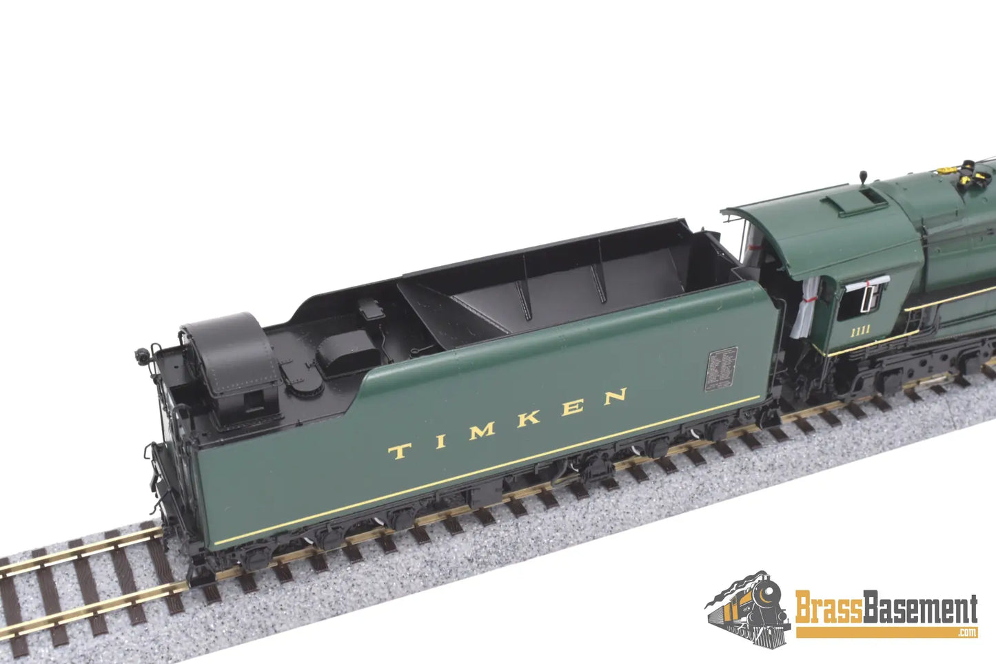 Ho Brass - W&R Timken #1111 Four Aces 4 - 8 - 4 Northern Green Paint Boo - Rim Steam