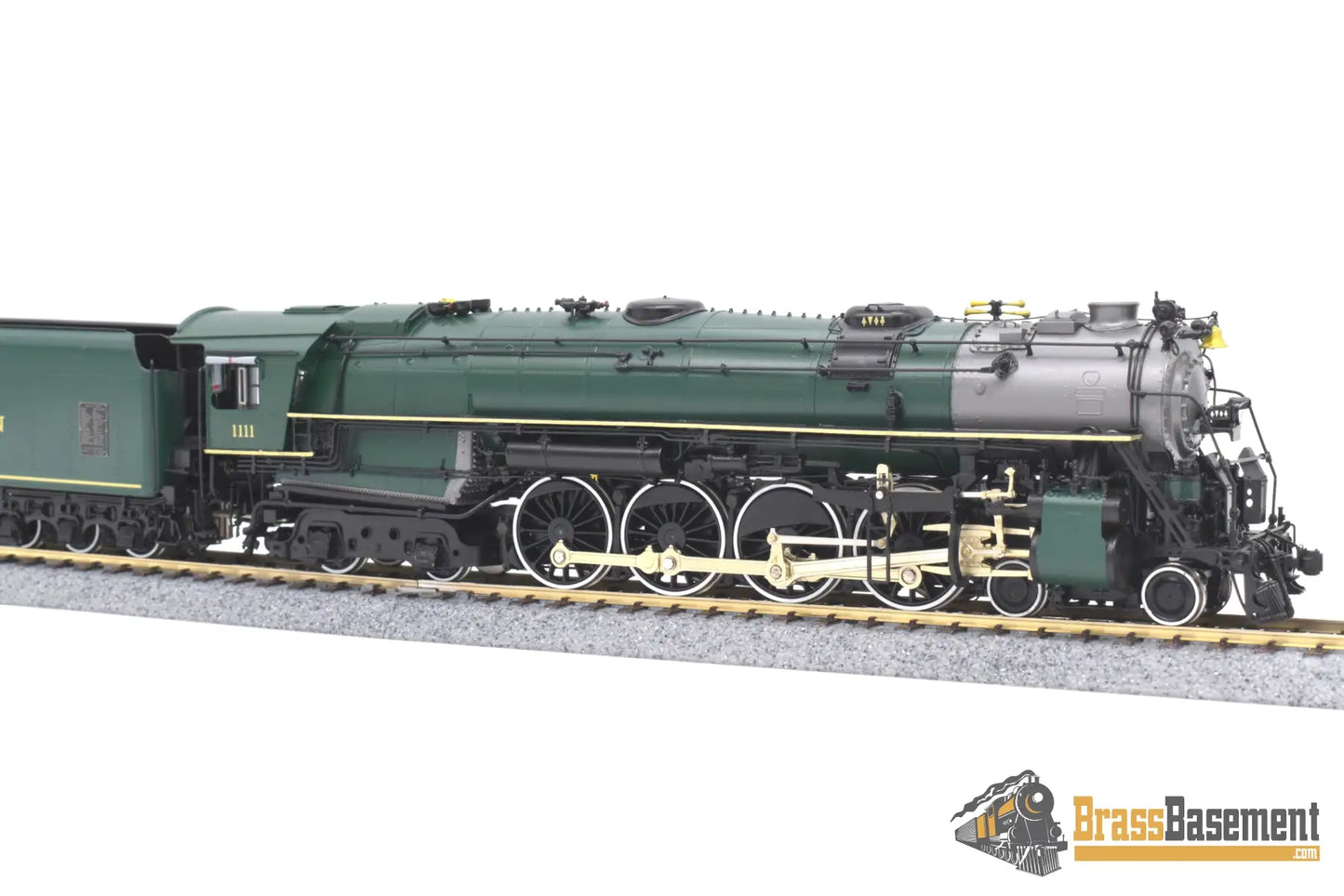 Ho Brass - W&R Timken #1111 Four Aces 4 - 8 - 4 Northern Green Paint Boo - Rim Steam