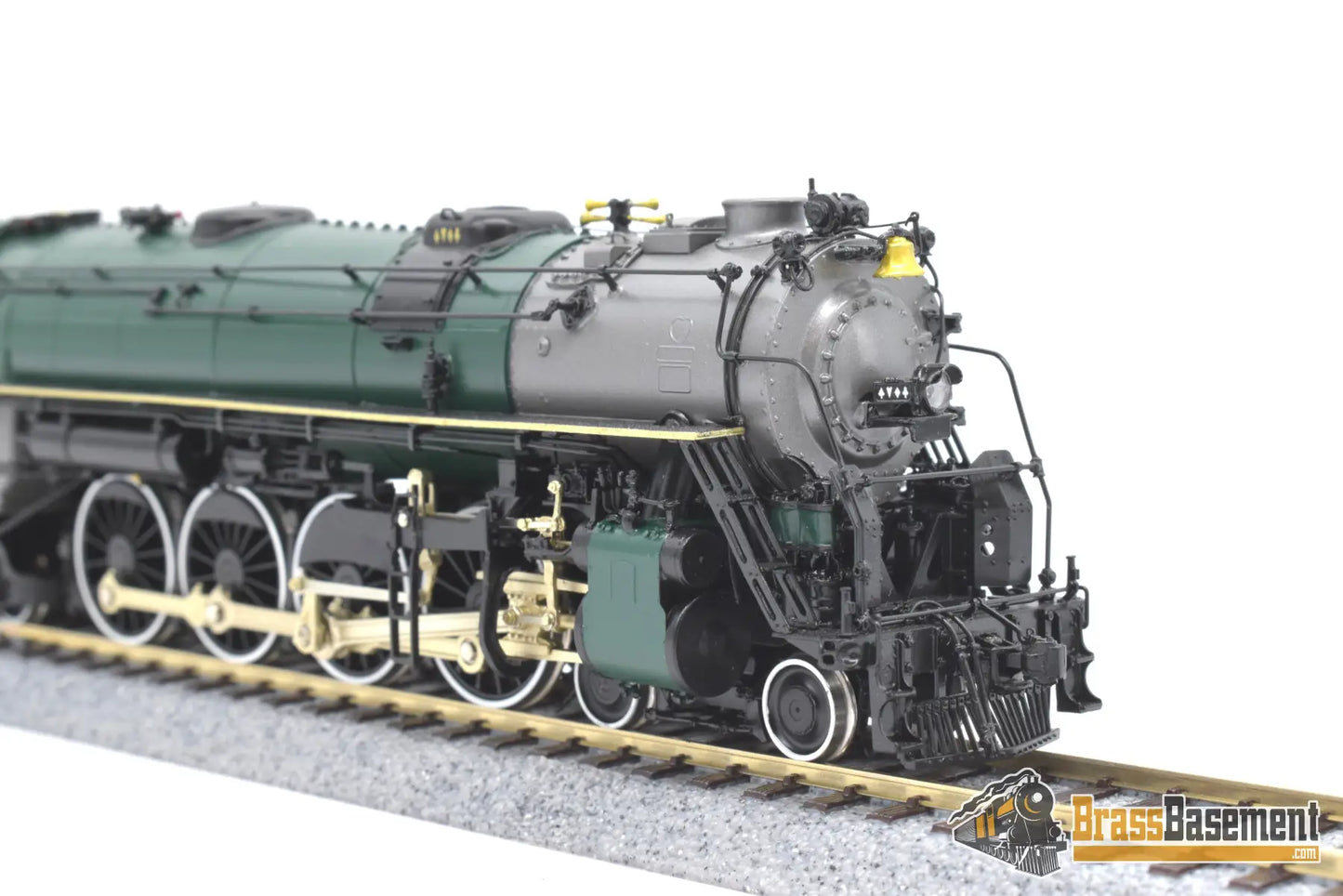 Ho Brass - W&R Timken #1111 Four Aces 4 - 8 - 4 Northern Green Paint Boo - Rim Steam