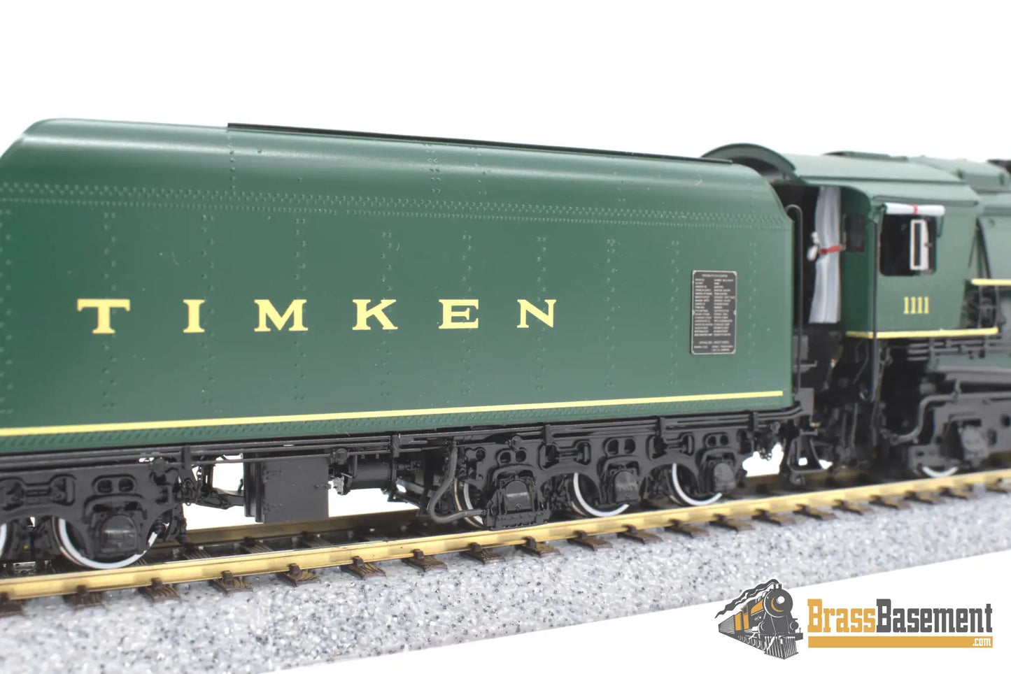 Ho Brass - W&R Timken #1111 Four Aces 4 - 8 - 4 Northern Green Paint Boo - Rim Steam