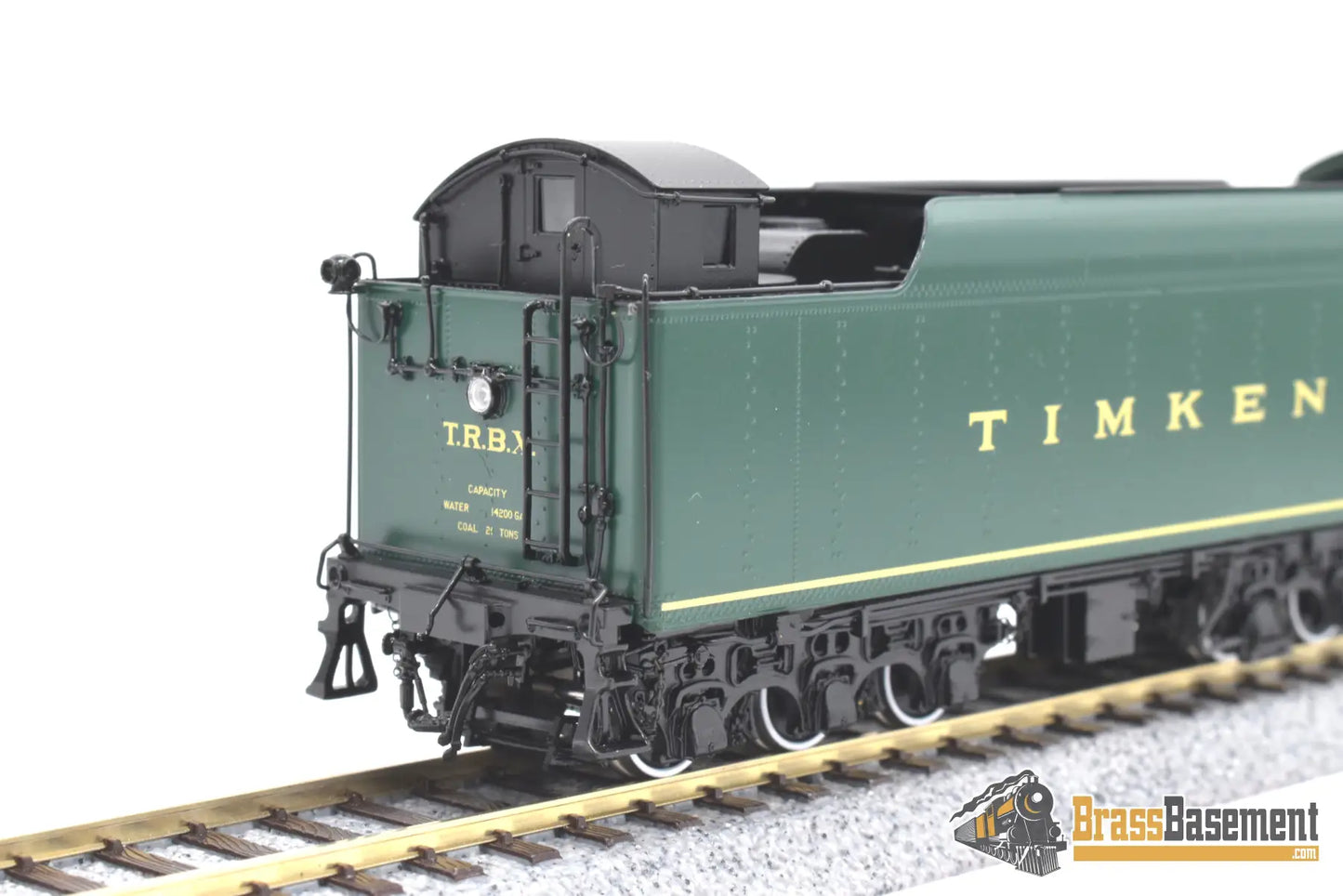 Ho Brass - W&R Timken #1111 Four Aces 4 - 8 - 4 Northern Green Paint Boo - Rim Steam