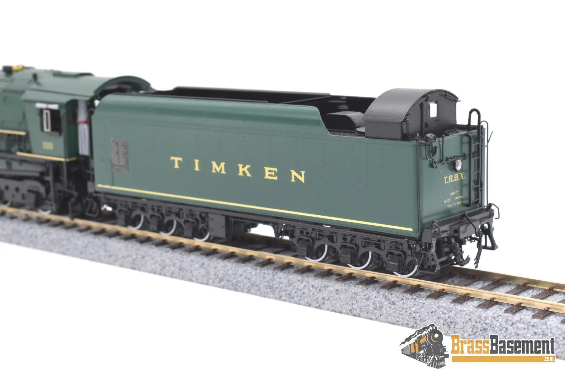 Ho Brass - W&R Timken #1111 Four Aces 4 - 8 - 4 Northern Green Paint Boo - Rim Steam