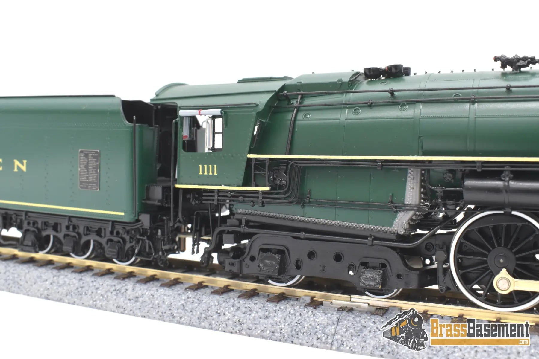 Ho Brass - W&R Timken #1111 Four Aces 4 - 8 - 4 Northern Green Paint Boo - Rim Steam