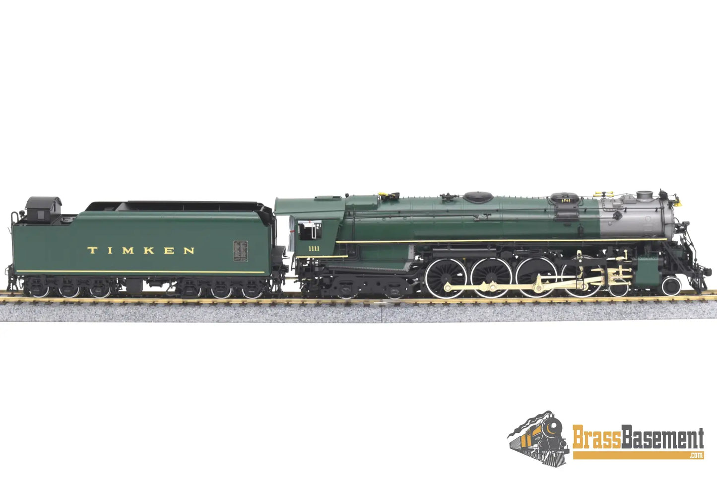 Ho Brass - W&R Timken #1111 Four Aces 4 - 8 - 4 Northern Green Paint Boo - Rim Steam