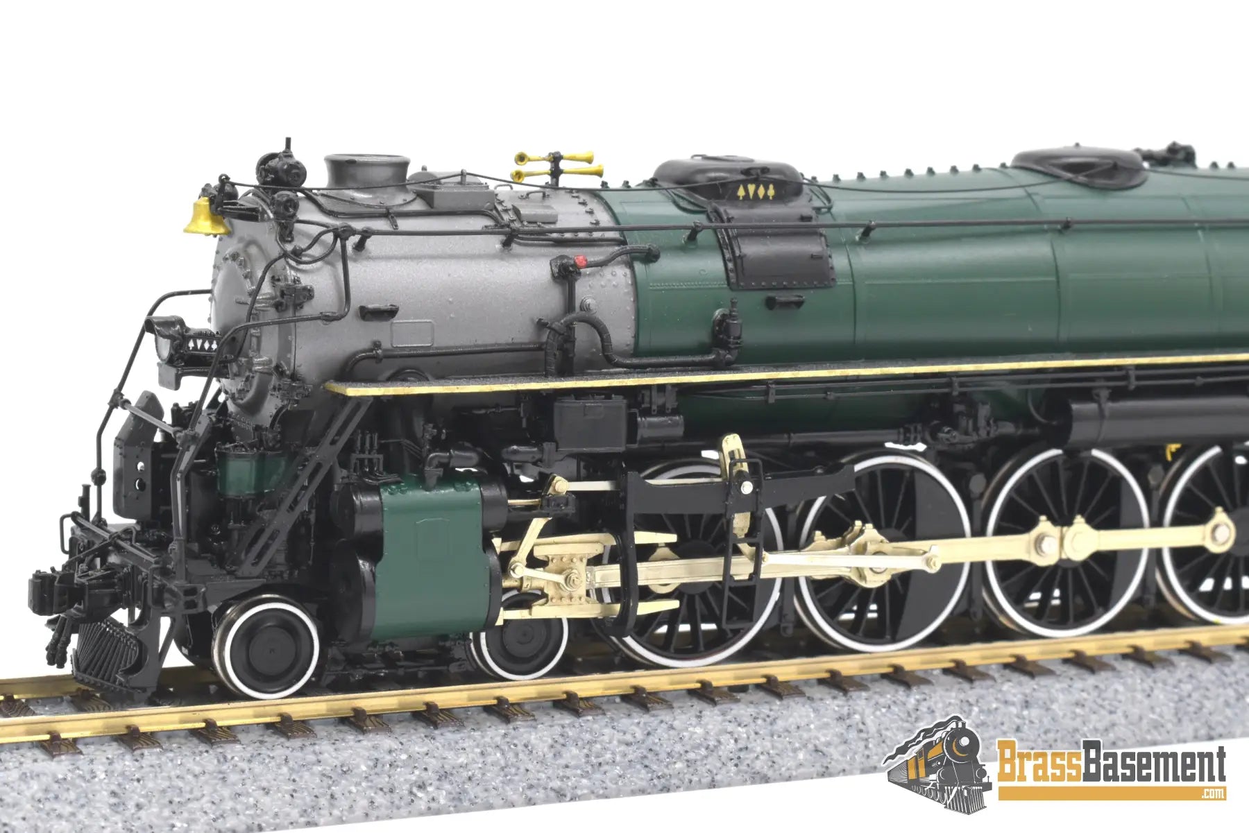 Ho Brass - W&R Timken #1111 Four Aces 4 - 8 - 4 Northern Green Paint Boo - Rim Steam