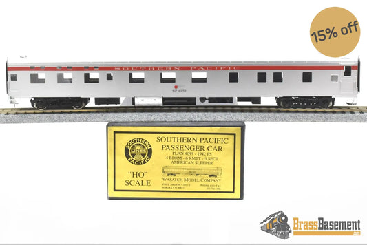 Ho Brass - Wasatch Model Co. Southern Pacific Sp #9151 Pullman 4 - 6 - 6 Factory Paint Tomato