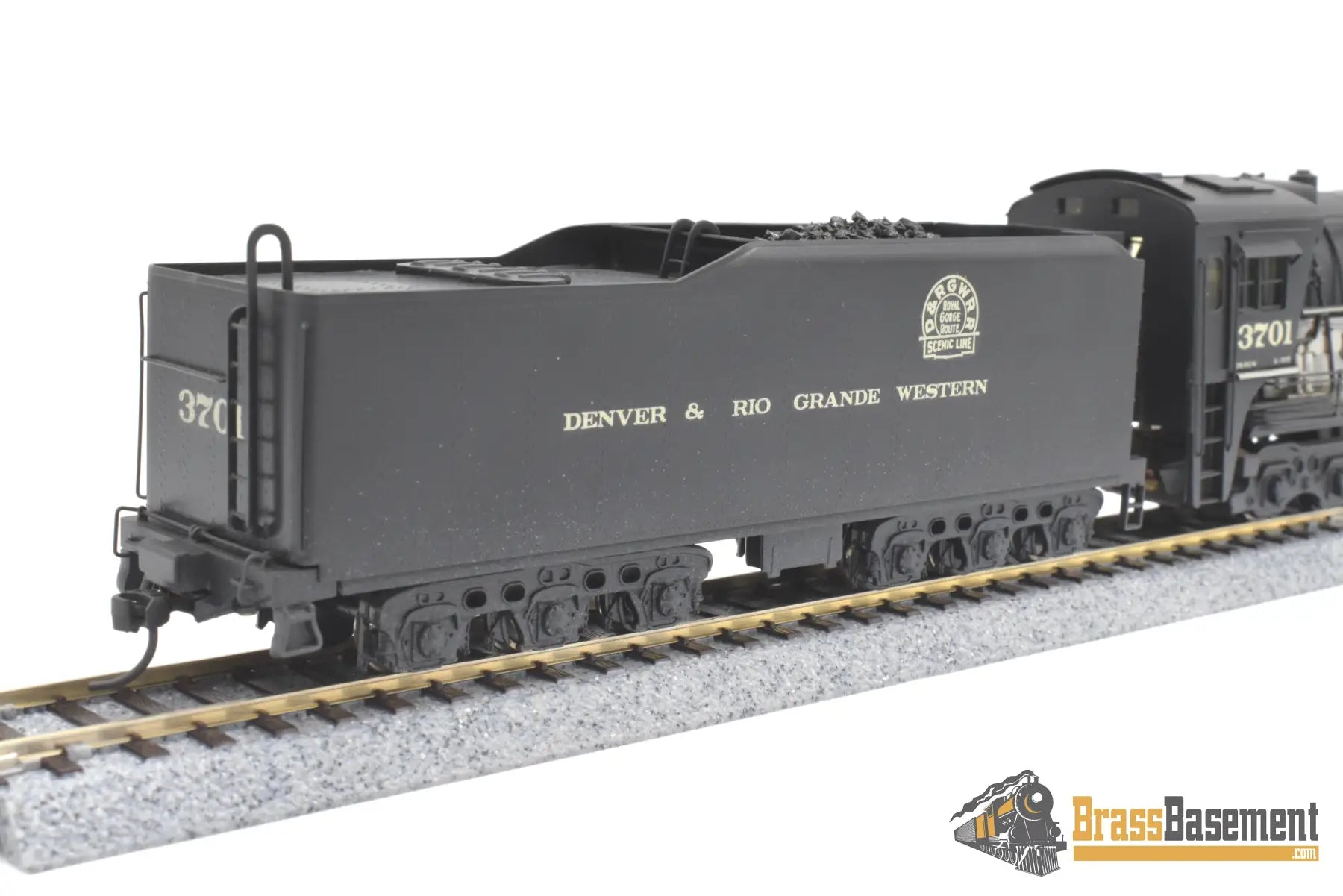 Ho Brass - Westside Drgw Rio Grande L-105 4-6-6-4 Nice Custom Paint As-Is Steam