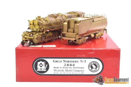 Ho Brass - Westside Great Northern N - 3 2 - 8 - 8 - 0 Unpainted Samhongsa Steam