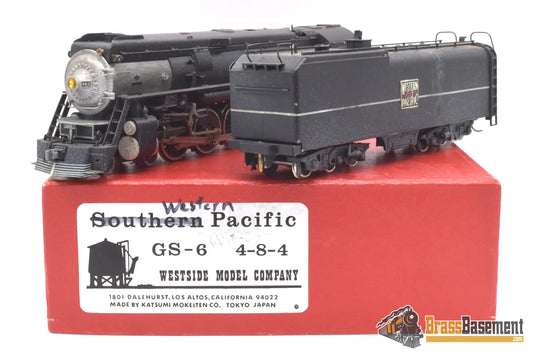 Ho Brass - Westside Models Western Pacific Gs - 6 4 - 8 - 4 Custom Painted See Photos Steam