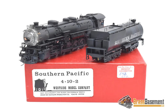 Ho Brass - Westside Southern Pacific 4 - 10 - 2 Ftt Custom Paint