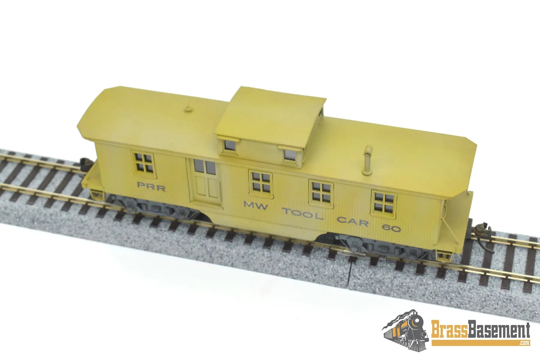 Ho Brass - Wmc Pennsylvania Rr Prr Tool Car Custom Paint Yellow Freight