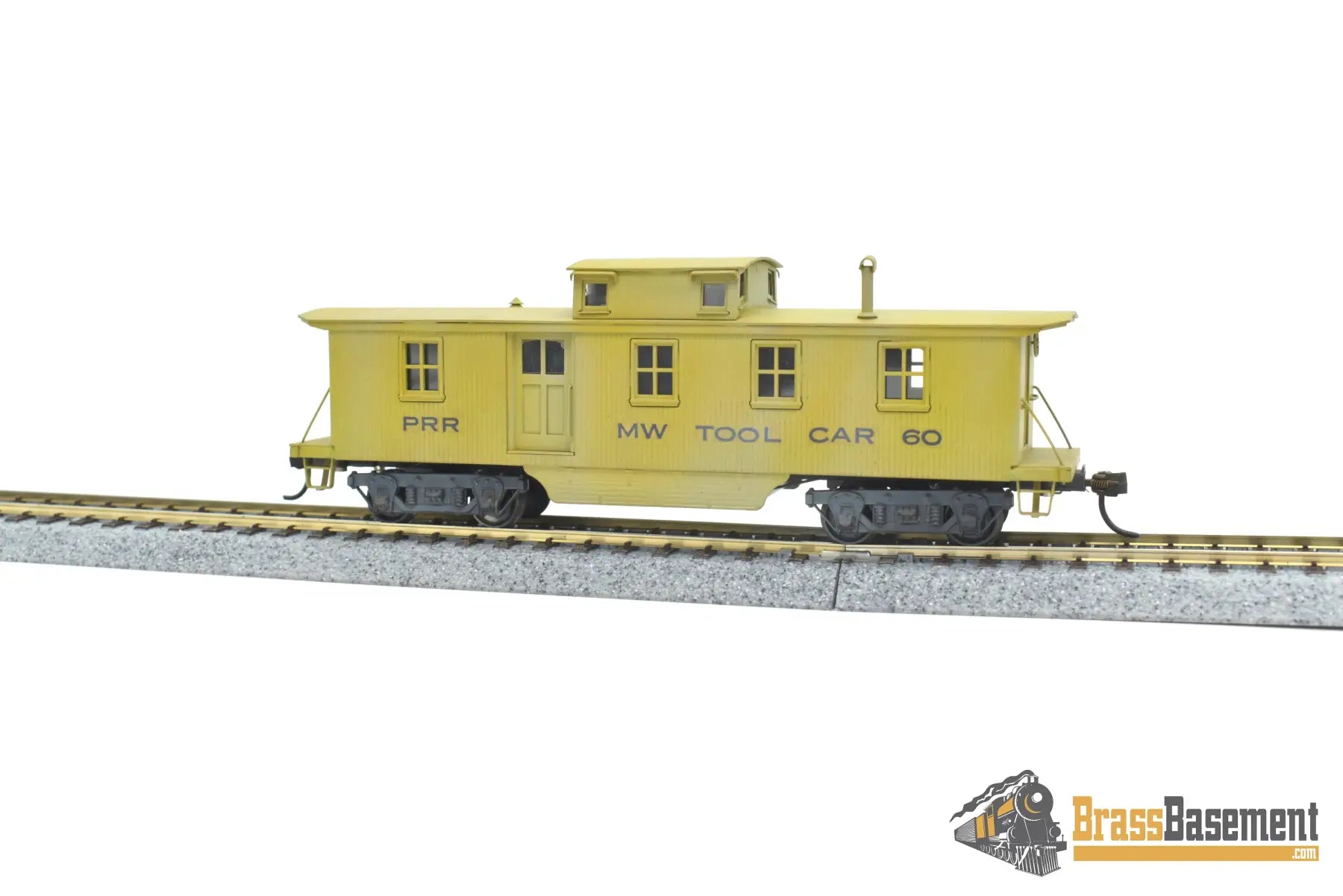 Ho Brass - Wmc Pennsylvania Rr Prr Tool Car Custom Paint Yellow Freight