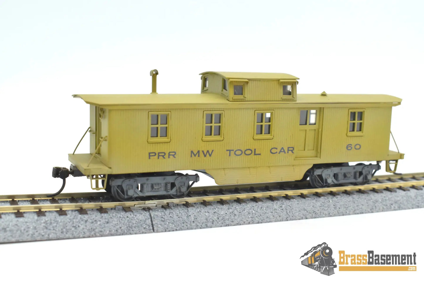 Ho Brass - Wmc Pennsylvania Rr Prr Tool Car Custom Paint Yellow Freight