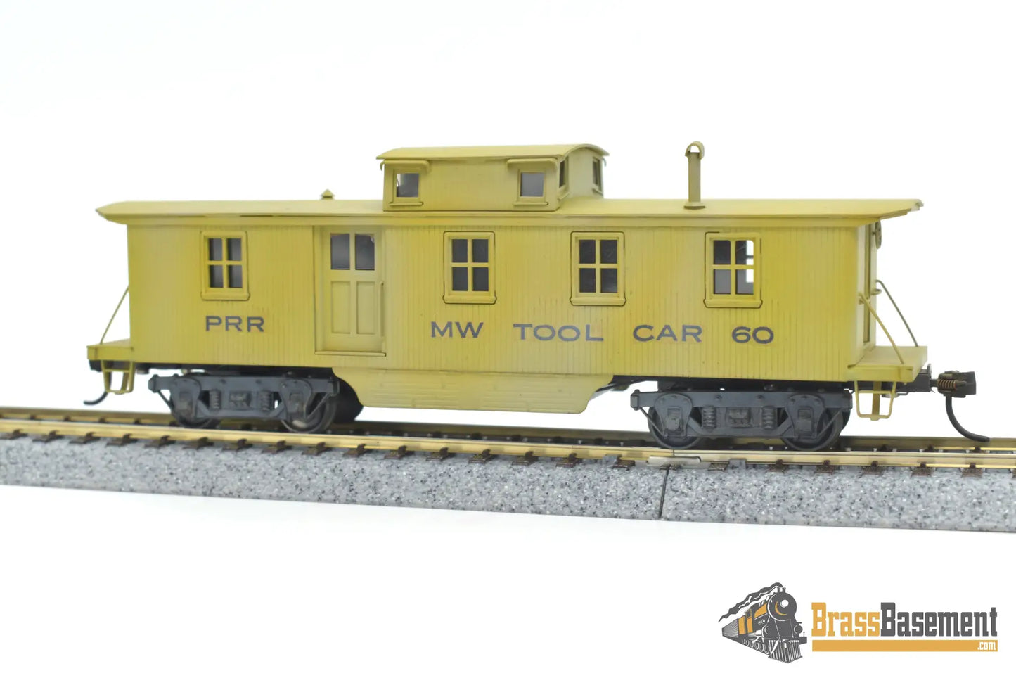 Ho Brass - Wmc Pennsylvania Rr Prr Tool Car Custom Paint Yellow Freight