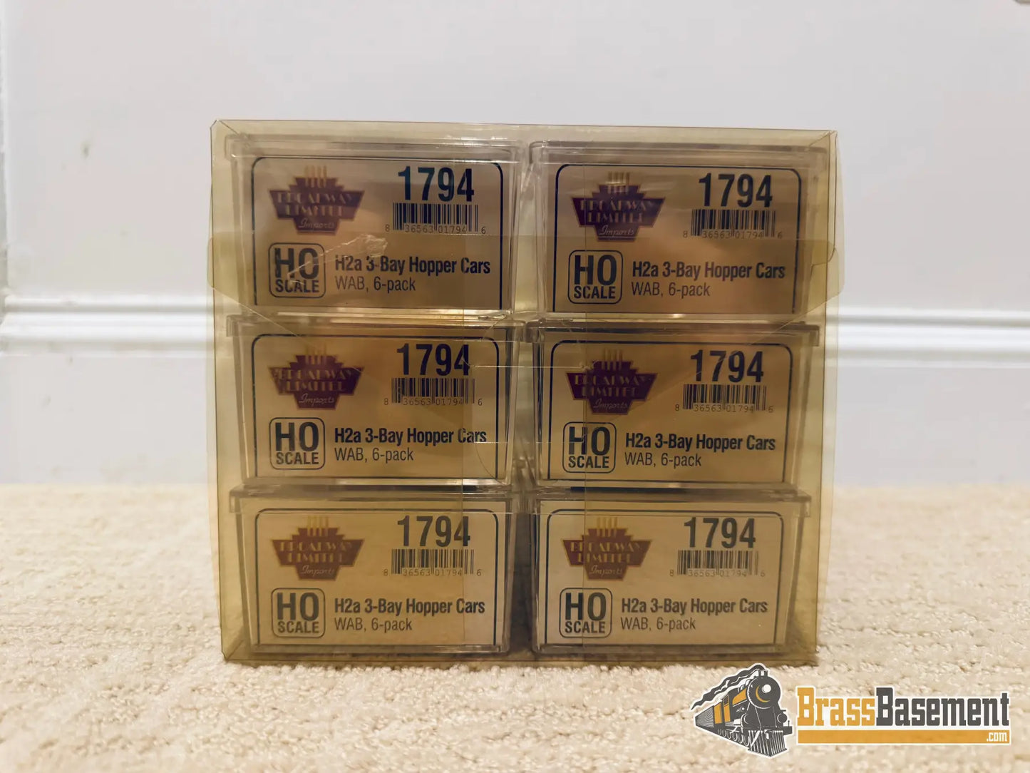 Ho Brass - Bli 194 Wabash H-2A Hopper Set 6 Pack Nib Steam