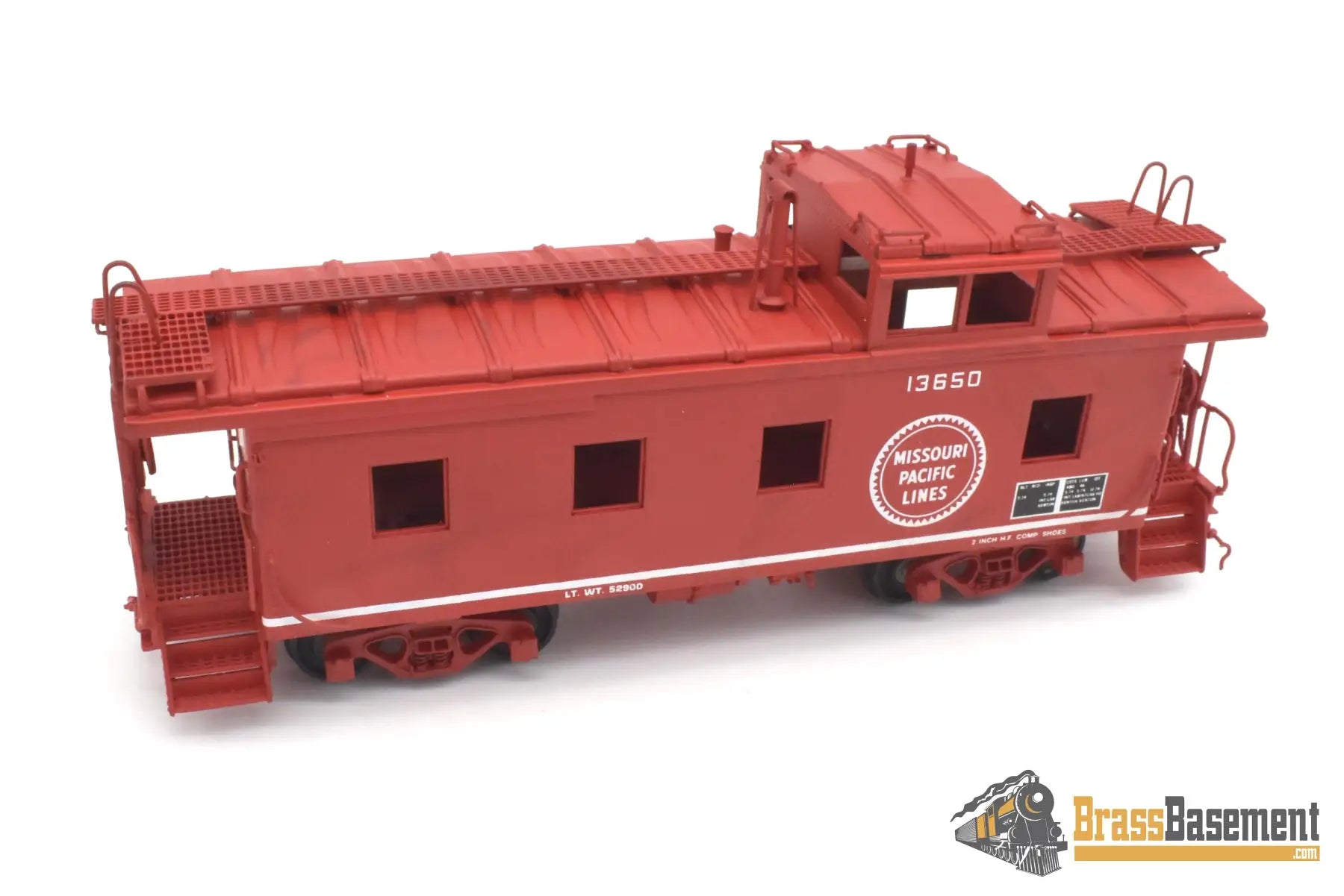 Ho - Pecos River Brass Missouri Pacific Mp Caboose #13650 Cp Red Passenger