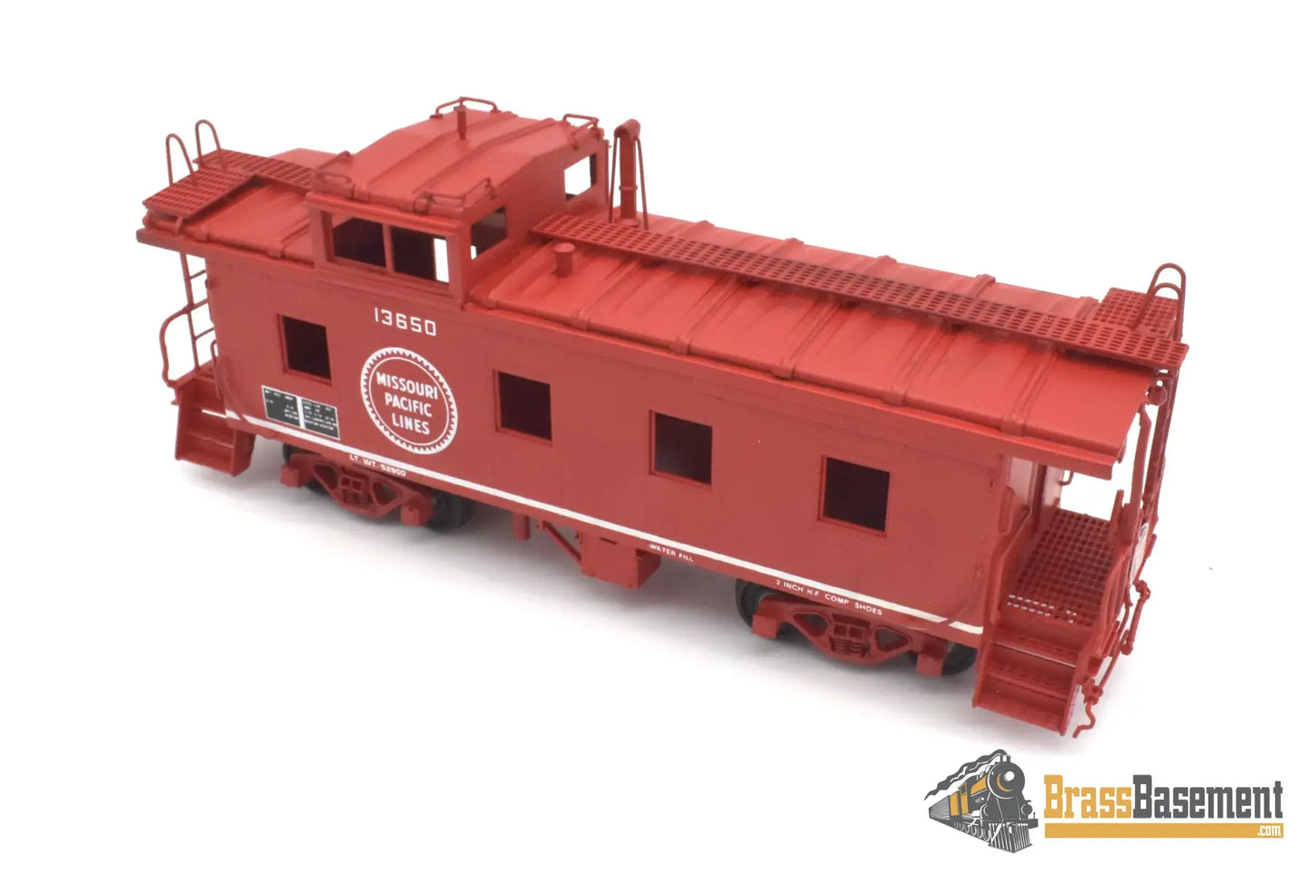 Ho - Pecos River Brass Missouri Pacific Mp Caboose #13650 Cp Red Passenger