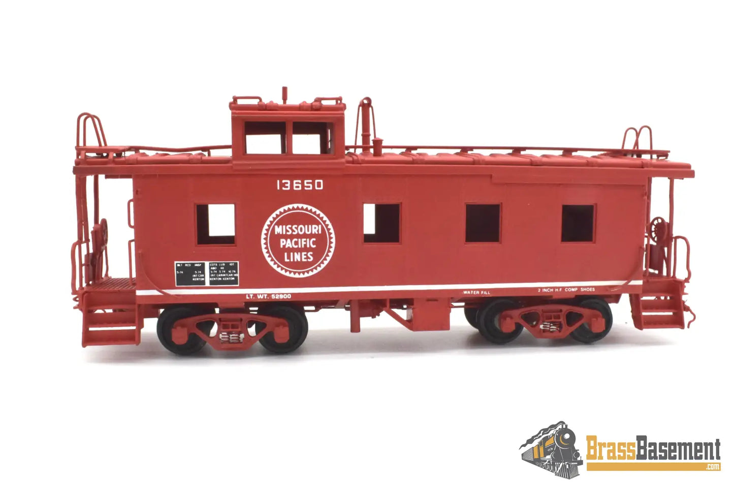 Ho - Pecos River Brass Missouri Pacific Mp Caboose #13650 Cp Red Passenger