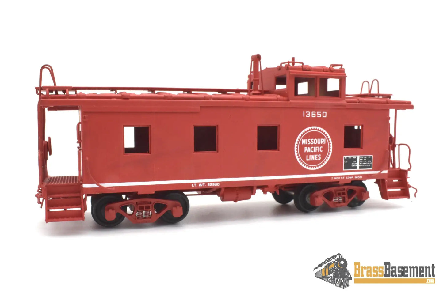 Ho - Pecos River Brass Missouri Pacific Mp Caboose #13650 Cp Red Passenger