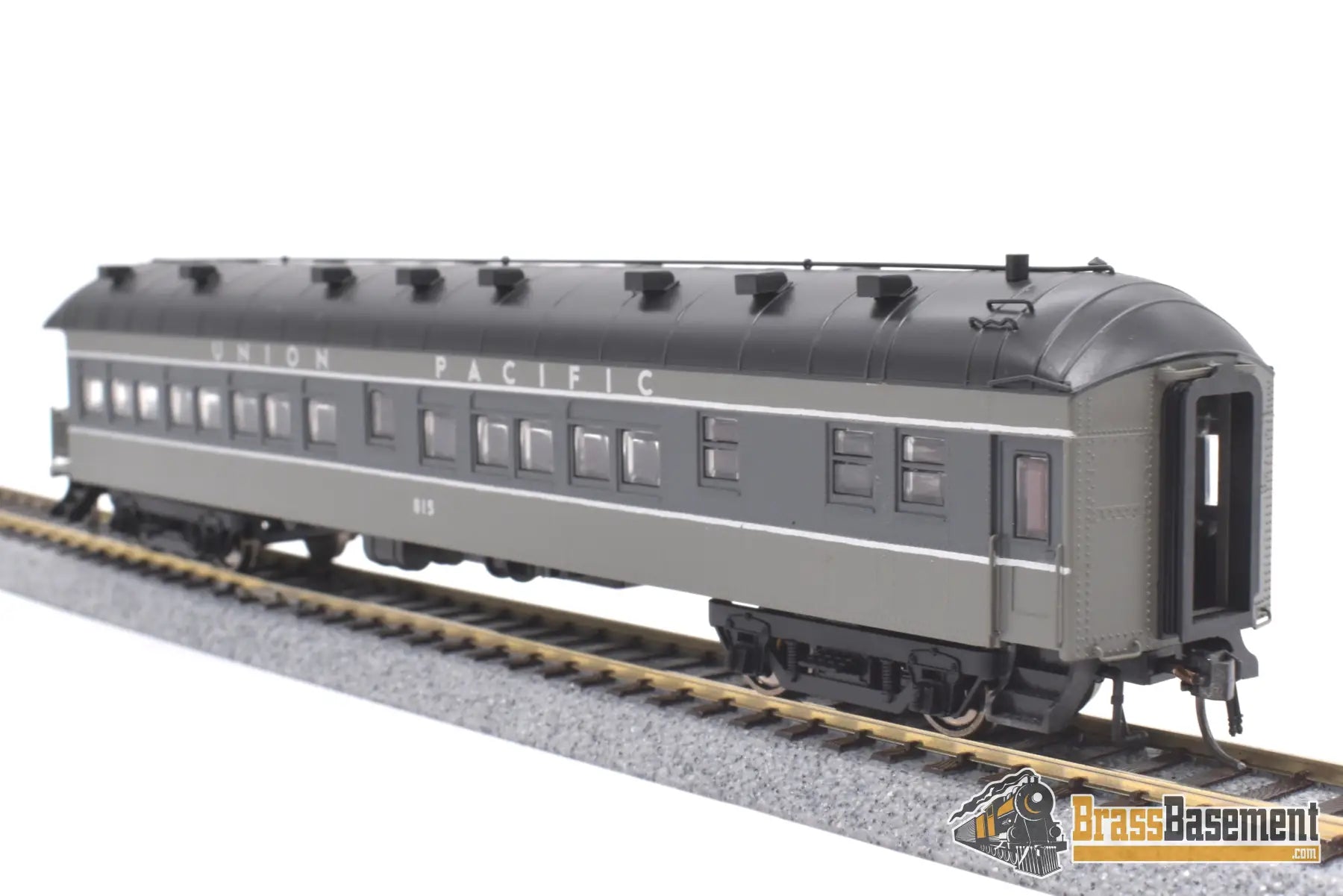 Ho Plastic - Golden Gate Depot Union Pacific Up Harriman Passenger Car Set 8 Pack Two - Tone Gray