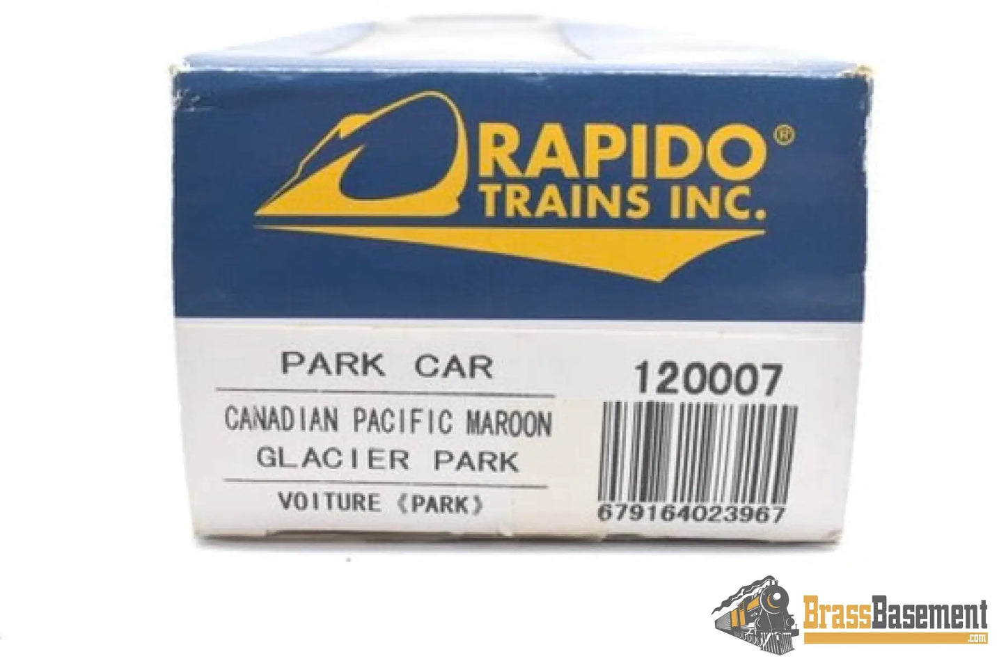 Ho Rapido - 120007 Canadian Pacific Maroon ’Glacier Park’ Dome-Lounge-Sleeper-Observation New Diesel