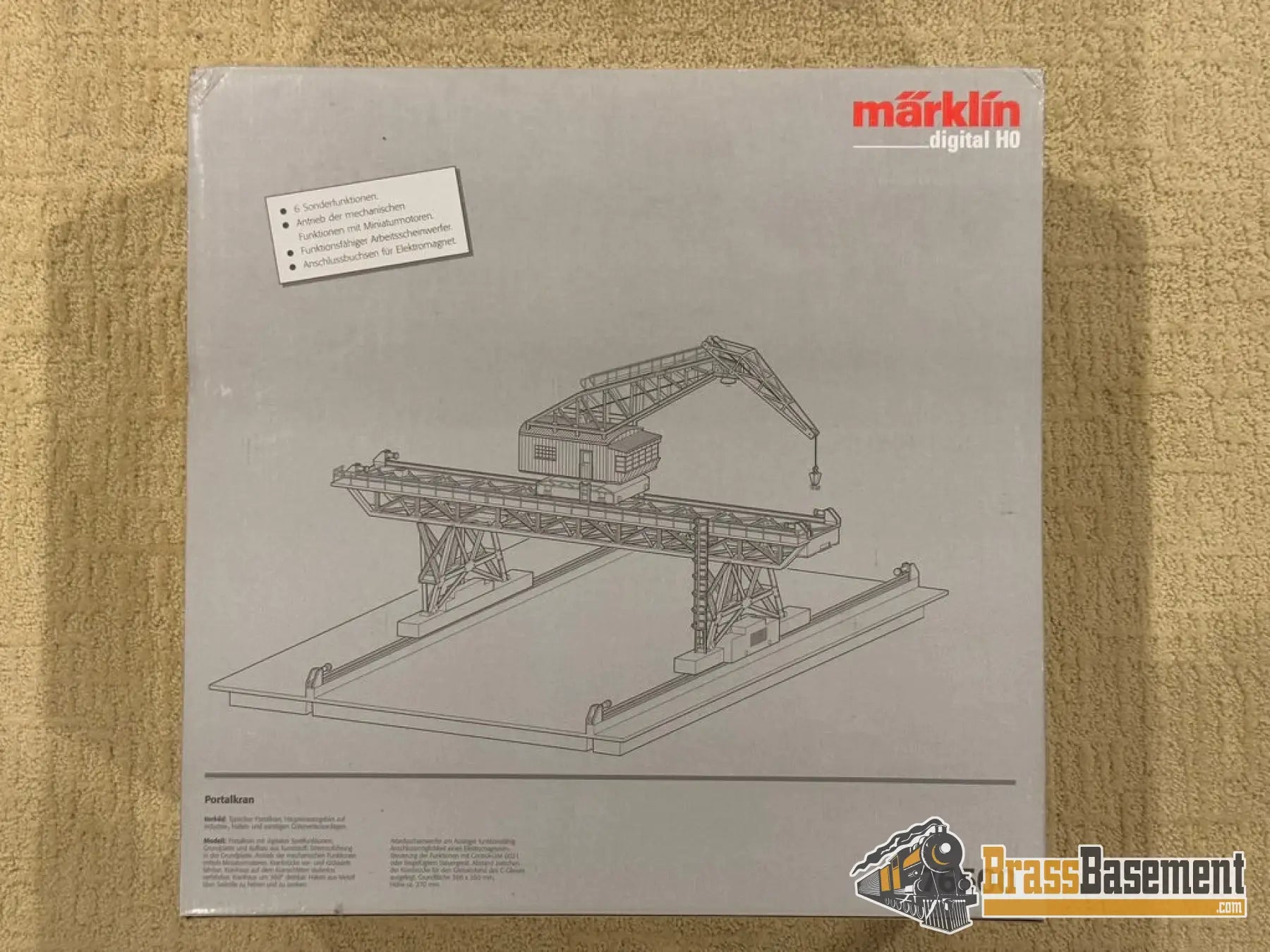 Ho Scale - Marklin 76500 Gantry Crane Motorized W/ Controller