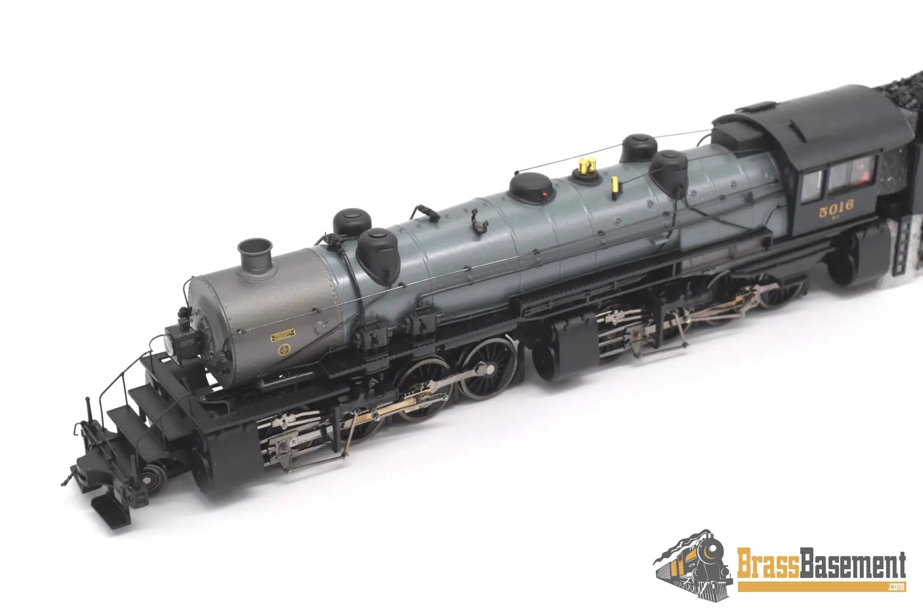 HO Scale Plastic - MTH HO 2-8-8-8-2 Triplex Steam Engine #5016 Russian Iron  Boiler w/Proto-Sound 3