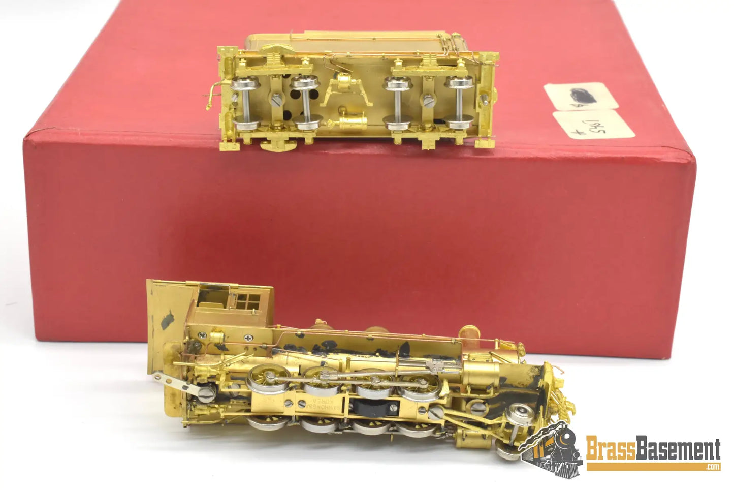 HOn3 Brass - Key Imports Rio Grande DRGW C-18 2-8-0 #318 - Unpainted Mint 1985 Steam