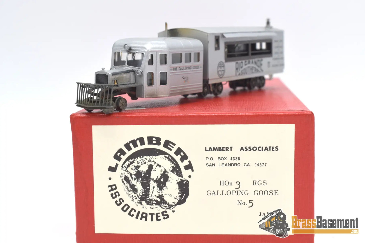 Hon3 Brass - Lambert Rio Grande Southern Rgs Galloping Goose #5 F/P Full Interior Passenger