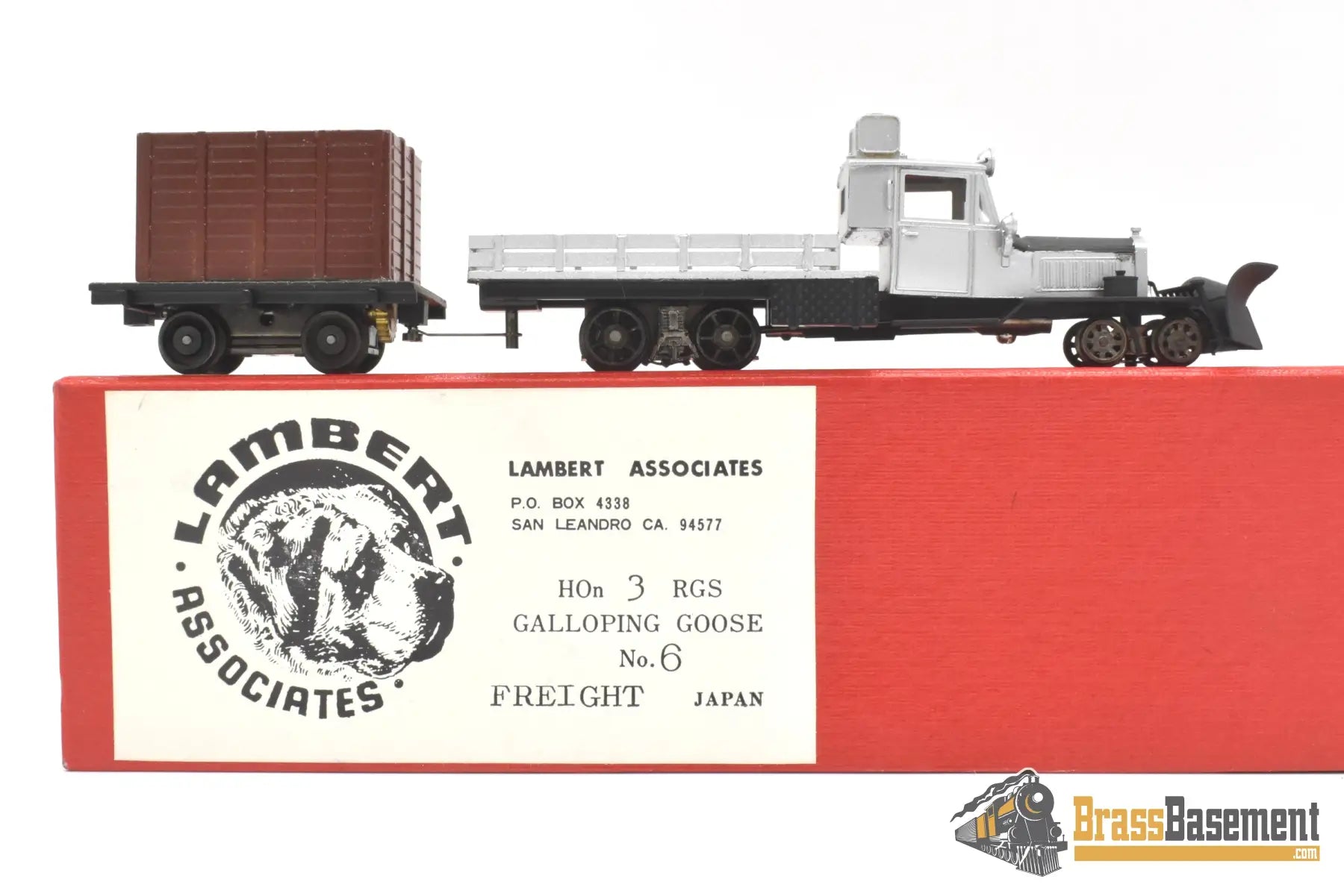 Hon3 Brass - Lambert Rio Grande Southern Rgs Galloping Goose #6 Freight F/P 1982 Japan Diesel