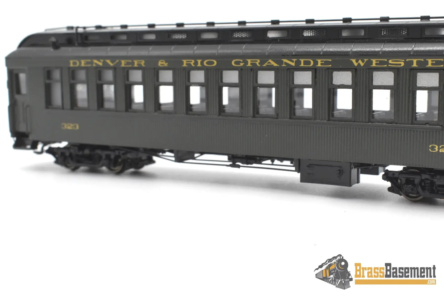 Hon3 Brass - Psc 17618 - 1 Drgw Rio Grande Coach #323 Full Interior 2005 Run Passenger